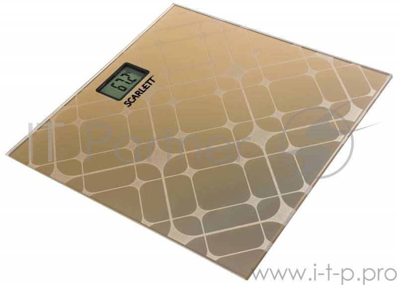 Весы напольные электронные Scarlett SC-BS33E073 аквамарин