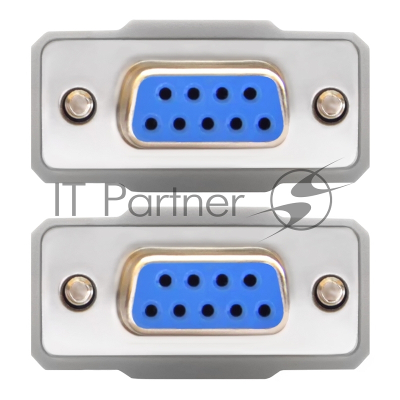 GCR Кабель 1.8m 0-модемный COM, DB9/DB9 9F/9F, серый, 30 AWG GCR Кабель 1.8m 0-модемный COM, DB9/DB9 9F/9F, серый, 30 AWG