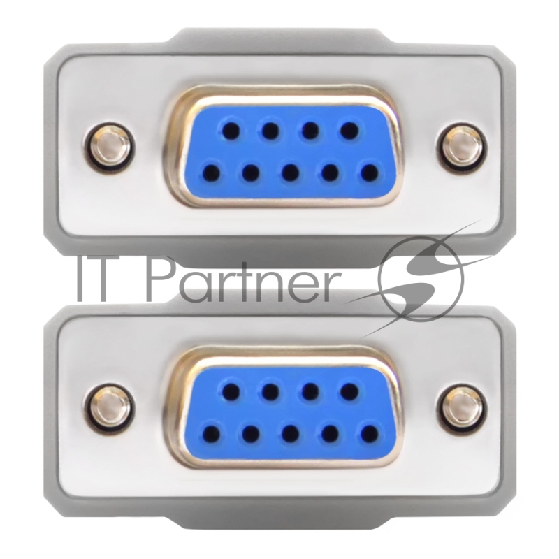 GCR Кабель 1.8m 0-модемный COM, DB9/DB9 9F/9F, серый, 30 AWG GCR Кабель 1.8m 0-модемный COM, DB9/DB9 9F/9F, серый, 30 AWG