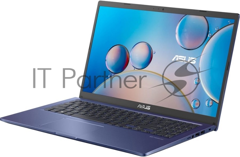 Ноутбук Asus Vivobook 15 X515EA-BQ850 Core i3 1115G4 8Gb SSD256Gb Intel UHD Graphics 15.6 IPS FHD (1920x1080) noOS blue WiFi BT Cam