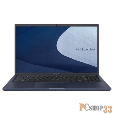 Ноутбук ASUSPRO B1500CEAE-EJ0545R Core i3-1115G4/8Gb/512Gb SSD/15.6FHD IPS (1920x1080)/1 x VGA/USB Webcam ASUS C3/WiFi/BT/Cam/Windows 10 Pro/1.7Kg/Mouse+backpack/STAR BLACK