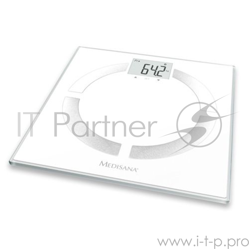 Весы напольные электронные Medisana BS 444 Connect макс.180кг белый