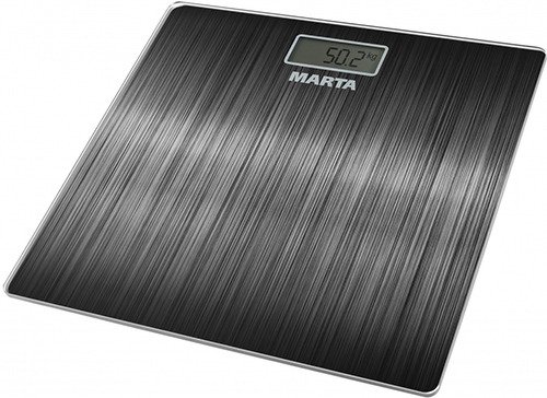 Весы напольные электронные MARTA MT-1677 черный