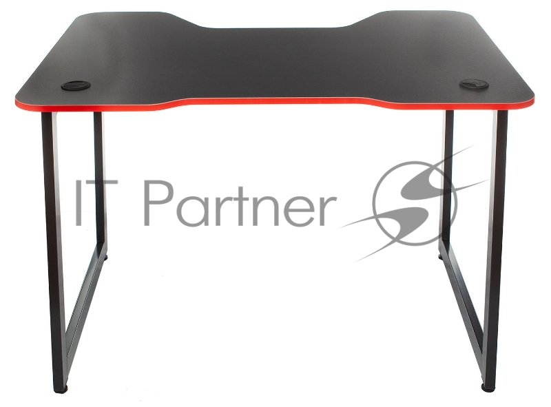 Стол игровой Knight KNIGHT TABLE L RED столешница ДСП красный каркас черный