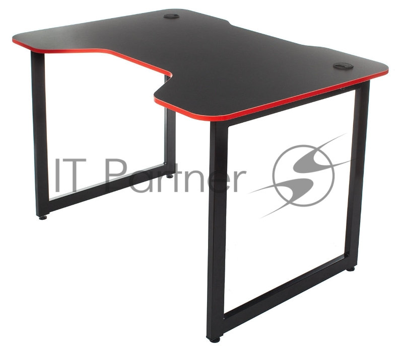 Стол игровой Knight KNIGHT TABLE L RED столешница ДСП красный каркас черный