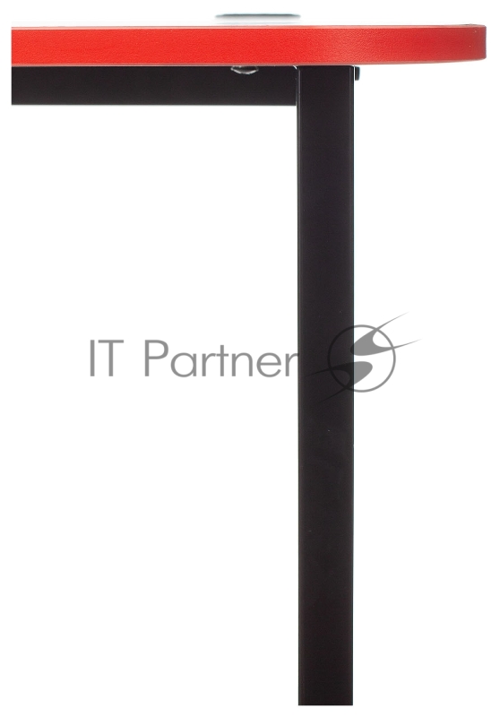 Стол игровой Knight KNIGHT TABLE L RED столешница ДСП красный каркас черный