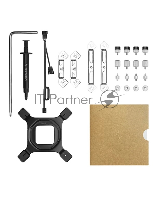 Кулер DEEPCOOL AK620 WH LGA20XX/1700/1200/115X/AM4 (8шт/кор, TDP 260W, PWM, DUAL Fan 120mm, 6 тепл. трубок, белый) RET