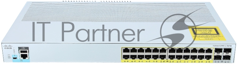 Коммутатор Cisco Catalyst 2960L 24 port GigE with PoE, 4 x 1G SFP, LAN Lite