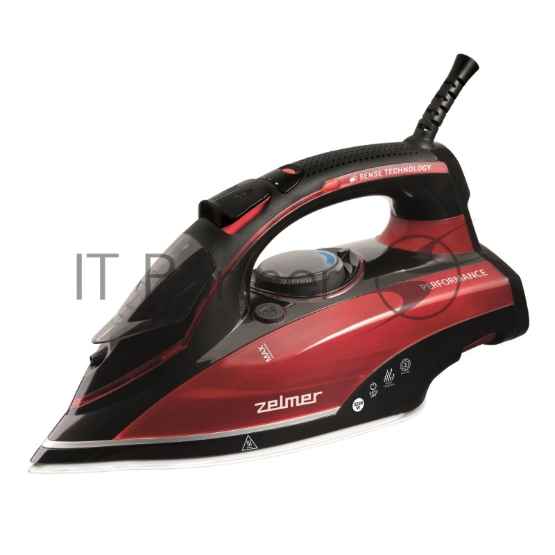 Утюг ZELMER ZIR3210 PERFORMANCE BLACK/RED