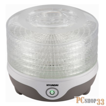 Сушка для фруктов и овощей Hyundai HYFD-0606 5под. 250Вт белый
