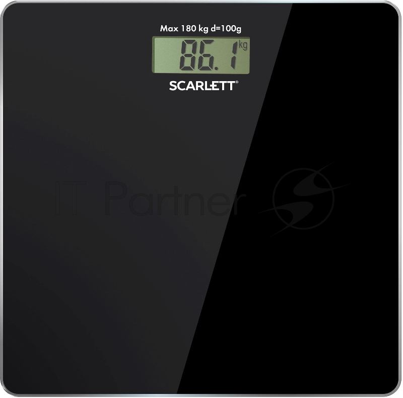 Весы напольные электронные Scarlett SC-BS33E036 макс.180кг черный