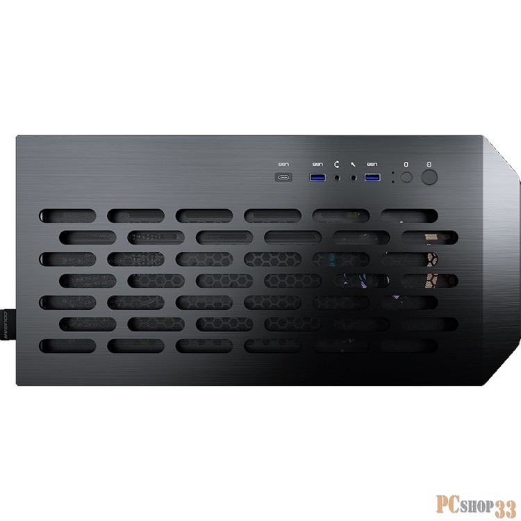 Корпус Cougar MX670 RGB, 3х120мм ARGB Fan, ARGB Fan Hub, без БП, черный, ATX