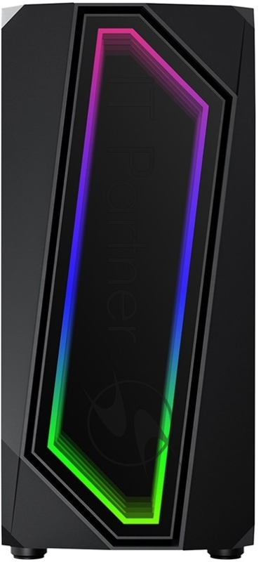 Корпус 1STPLAYER INFINITE SPACE IS6 Black / ATX, TG / 1x120mm LED fan inc. / IS6-BK-1F1