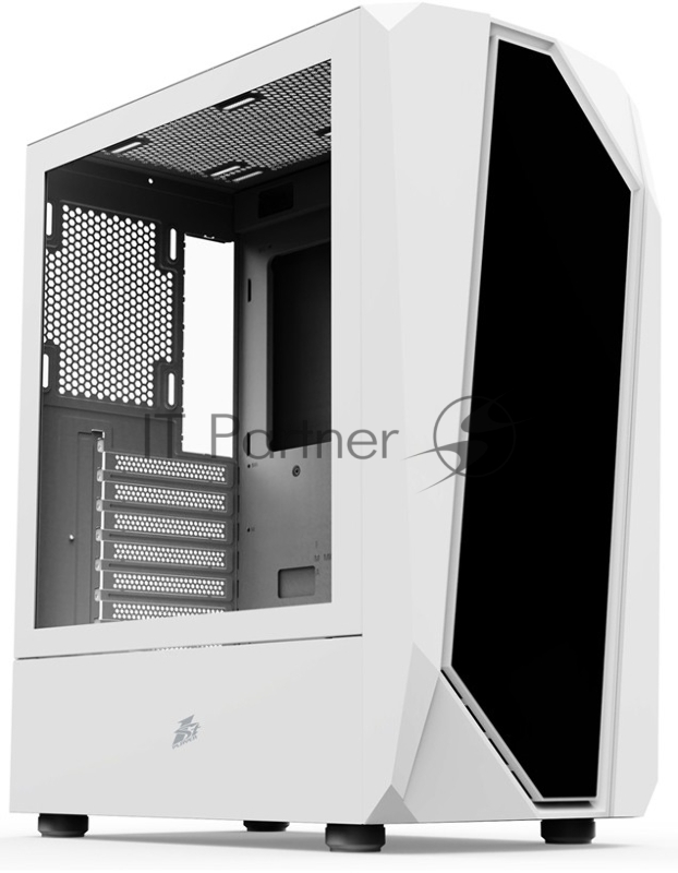 Корпус 1STPLAYER INFINITE SPACE IS6 White / ATX, TG / 1x120mm LED fan inc. / IS6-WH-1F1-W