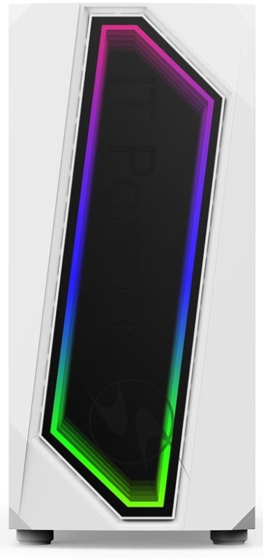 Корпус 1STPLAYER INFINITE SPACE IS6 White / ATX, TG / 1x120mm LED fan inc. / IS6-WH-1F1-W