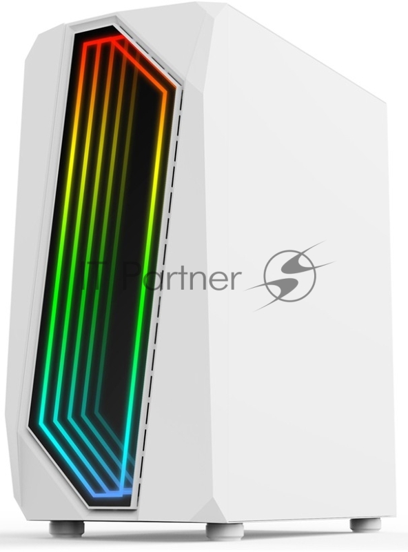 Корпус 1STPLAYER INFINITE SPACE IS6 White / ATX, TG / 1x120mm LED fan inc. / IS6-WH-1F1-W