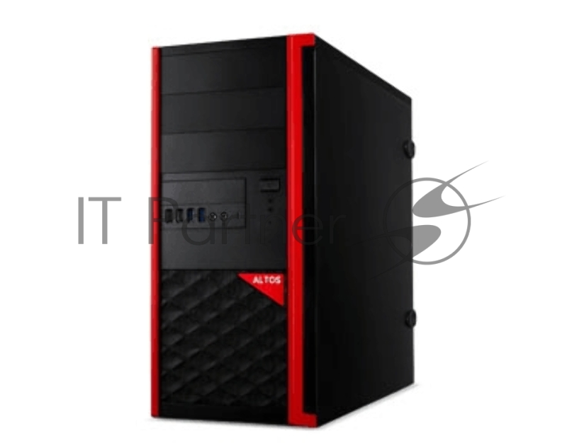 Компьютер Acer Altos P10 F7/Intel Core i5-11400 2.60GHz Hexa/8GB+256GB SSD/GF RTX3060Ti 8GB/noOS/3Y/BLACK+RED