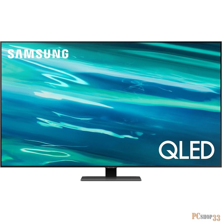 Телевизор LED TV 75 SAMSUNG, QE75Q80AAUXCE, (KZ) GREY