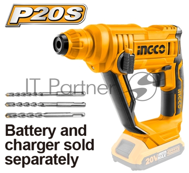 Аккумуляторный перфоратор Li-Ion Ingco CRHLI1601