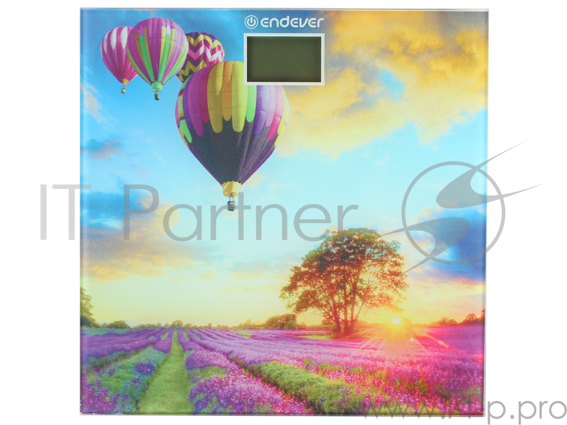 Весы напольные электронные Endever Aurora-551 рисунок Воздушный