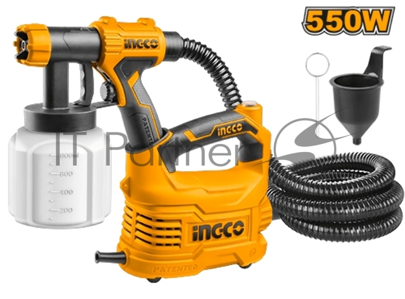Краскораспылитель электрический Ingco SPG5008