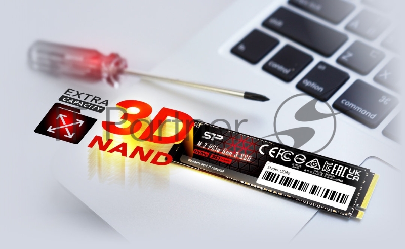 Накопитель SSD Silicon Power PCI-E 3.0 500Gb SP500GBP34UD8005 UD80 M.2 2280