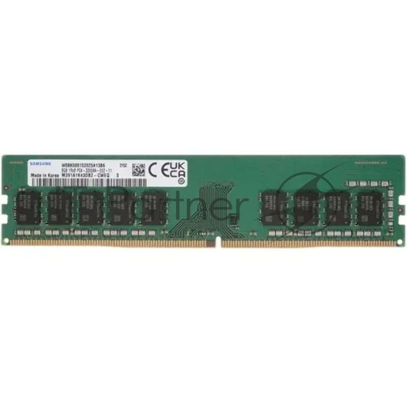 Модуль памяти 8GB Samsung DDR4 M391A1K43DB2-CWE 3200MHz 1Rx8 DIMM Unbuffered ECC