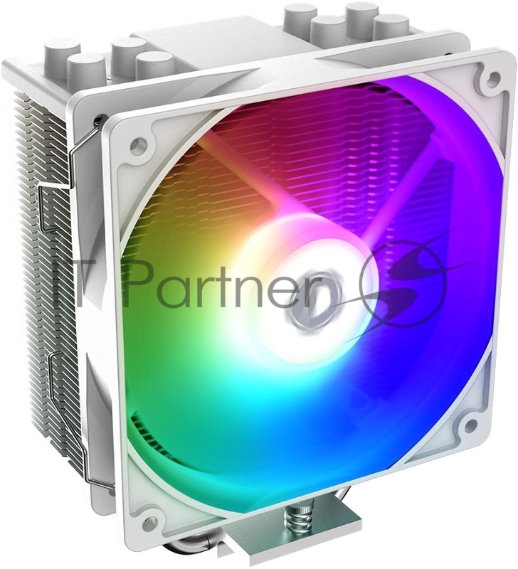 Кулер ID-COOLING SE-214-XT ARGB WHITE LGA1700/1200/115X/AM4 (16шт/кор, TDP 180W, PWM, 4 тепл.трубки прямого контакта, FAN 120mm, Addressable RGB LED) RET