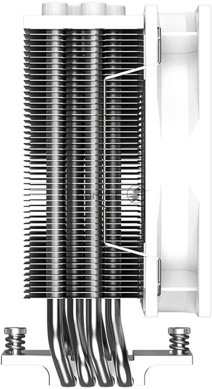 Кулер ID-COOLING SE-214-XT ARGB WHITE LGA1700/1200/115X/AM4 (16шт/кор, TDP 180W, PWM, 4 тепл.трубки прямого контакта, FAN 120mm, Addressable RGB LED) RET