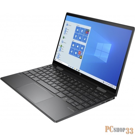 Ноутбук HP Envy 13x360 13-ay0008ur 13.3(1920x1080 IPS)/AMD Ryzen 5 4500U(2.3Ghz)/8192Mb/512PCISSD Radeon Integrated Graphics /Cam/WiFi/51WHr/war 1y/Nightfall Black /WinHome