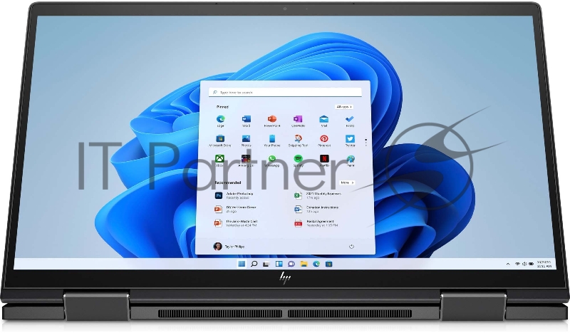 Ноутбук HP Envy 13x360 13-ay1003ur 13.3(1920x1080 IPS)/AMD Ryzen 5 5600U(2.3Ghz)/16384Mb/512PCISS Radeon Integrated Graphics /Cam/WiFi/51WHr/war 1y/Nightfall Black /W11 + RU kbd