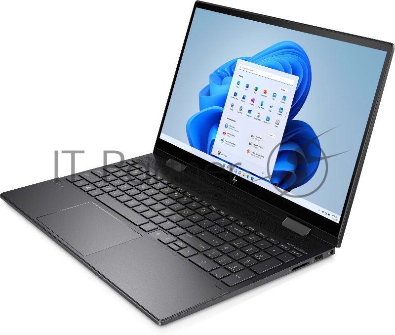 Ноутбук HP Envy 13x360 13-ay1003ur 13.3(1920x1080 IPS)/AMD Ryzen 5 5600U(2.3Ghz)/16384Mb/512PCISS Radeon Integrated Graphics /Cam/WiFi/51WHr/war 1y/Nightfall Black /W11 + RU kbd