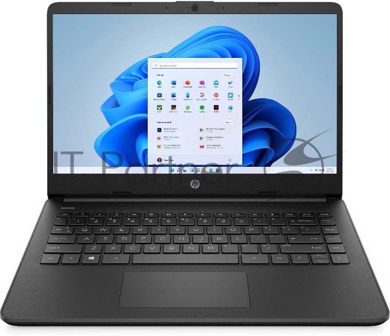 Ноутбук HP14s-fq0059ur 14(1366x768)/AMD 3020e(1.2Ghz)/4096Mb/256PCISSD Radeon Integrated Graphics /Cam/WiFi/41WHr/war 1y/Jet Black/WinHome + RU kbd