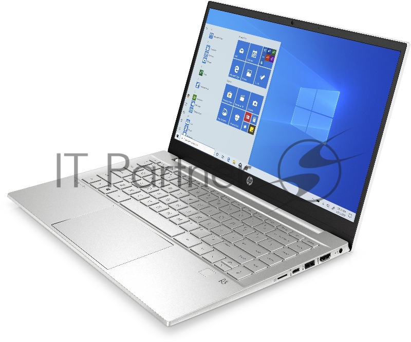Ноутбук HP Pavilion 14-dv0084ur 14(1920x1080 IPS)/Intel Core i5 1135G7(2.4Ghz)/8192Mb/512PCISS Iris Xe /Cam/WiFi/43WHr/war 1y/Natural silver /WinHome + RU kbd