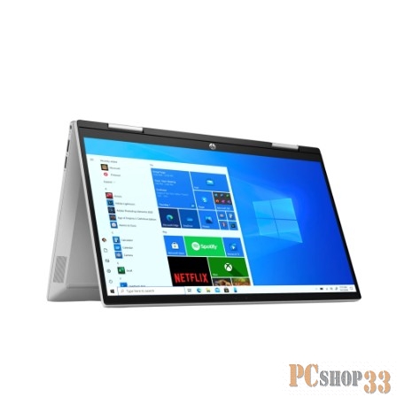 Ноутбук HP Pavilion 14x360 14-dy0012ur 14(1920x1080 IPS)/Intel Core i5 1135G7(2.4Ghz)/8192Mb/512PCISS Iris Xe/Cam/WiFi/43WHr/war 1y/Natural silver /WinHome + RU kbd