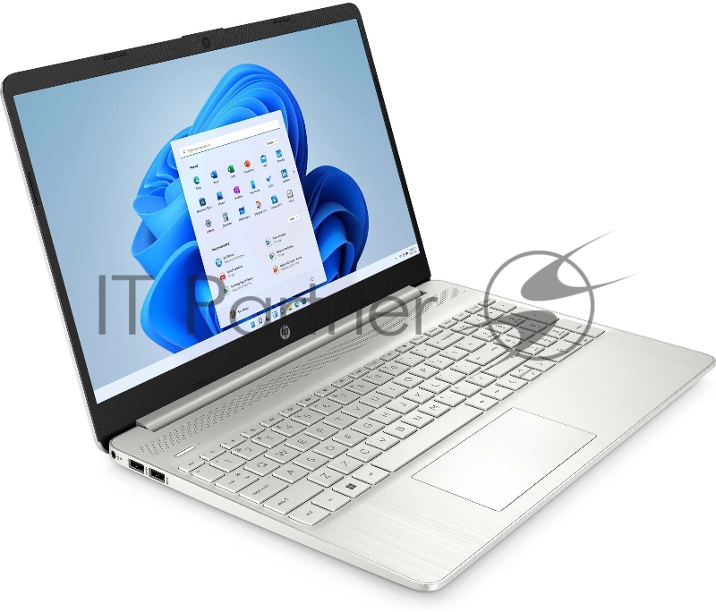 Ноутбук HP15s-eq1046ur 15.6(1920x1080 IPS)/AMD Ryzen 3 3250U(2.6Ghz)/8192Mb/512PCISSD Radeon Integrated Graphics /Cam/WiFi/41WHr/war 1y/Natural silver + NSV C-deck /W11 + RU kbd