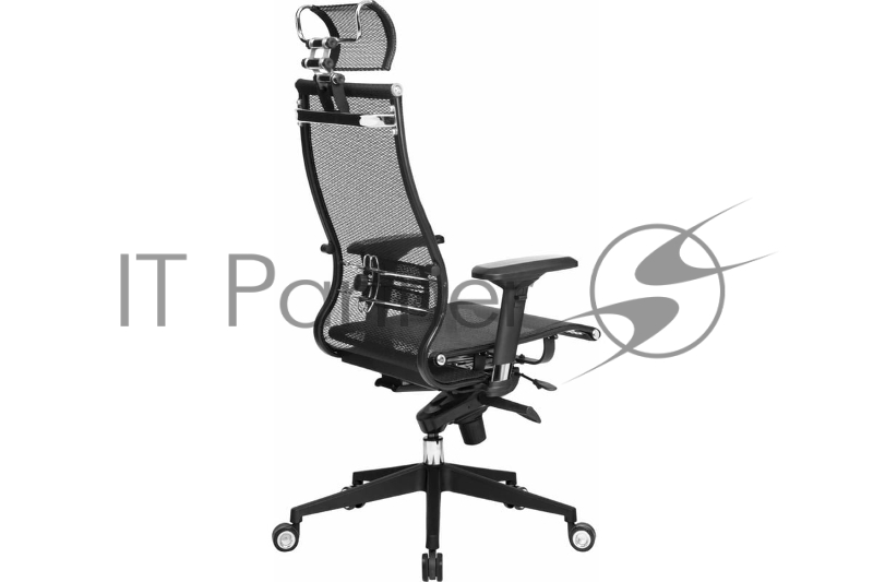 Кресло офисное МЕТТА SAMURAI Black Edition, сверхпрочная сетка, регулируемое, черное