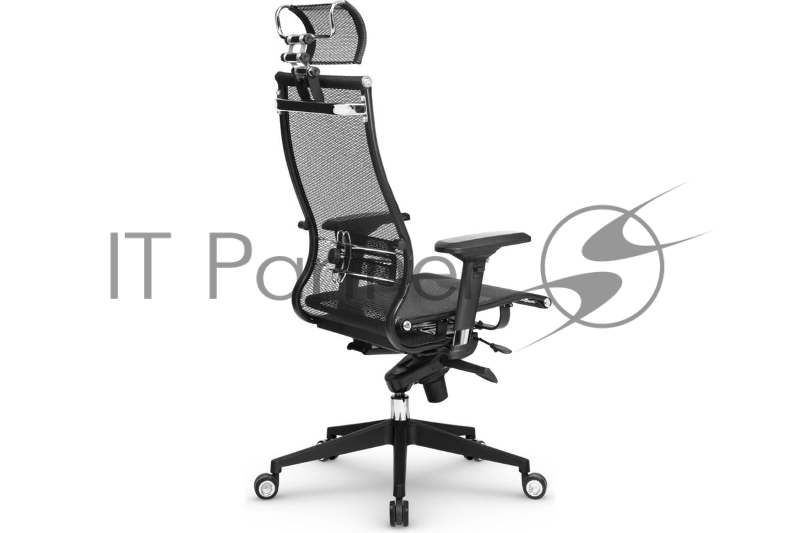 Кресло офисное МЕТТА SAMURAI Black Edition, сверхпрочная сетка, регулируемое, черное