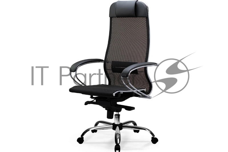 Кресло офисное МЕТТА SAMURAI S-1.04, сверхпрочная ткань-сетка, черное