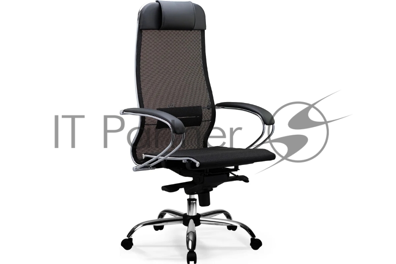 Кресло офисное МЕТТА SAMURAI S-1.04, сверхпрочная ткань-сетка, черное