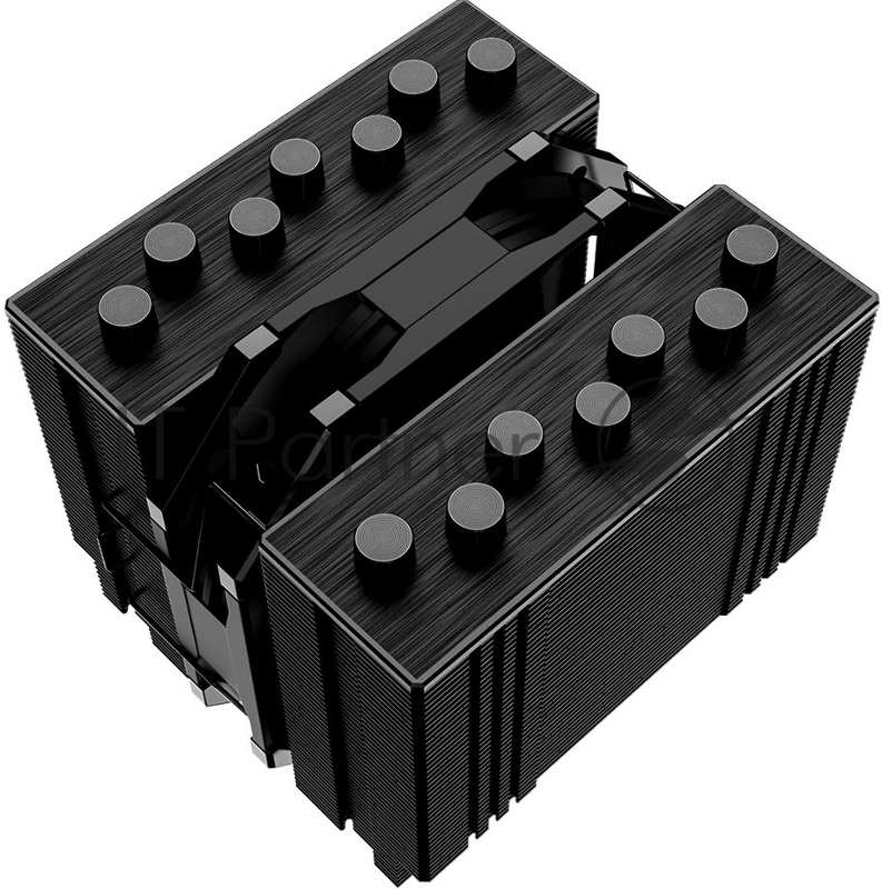 Кулер ID-COOLING SE-207-XT SLIM LGA20XX/1700/1200/115X/AM4 (12шт/кор, TDP 220W, PWM, черный, 7 тепл.трубок + медная база, 1 x FAN 120mm, черный) RET