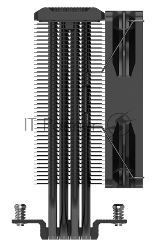 Кулер PCCooler Paladin EX400S S115X/1200/1700/AM4 (24 шт/кор, TDP 180W, 120mm PWM LED FAN, 4 тепловые трубки 6мм, 800-1800RPM, 28,6dBa)