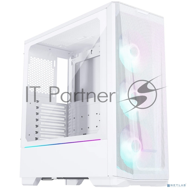 Корпус PHANTEKS Eclipse G360A, White, 3x120mm ARGB Fan + ARGB Strip, боковая панель Tempered Glass, Mid-Tower / PH-EC360ATG_DMW02_RU