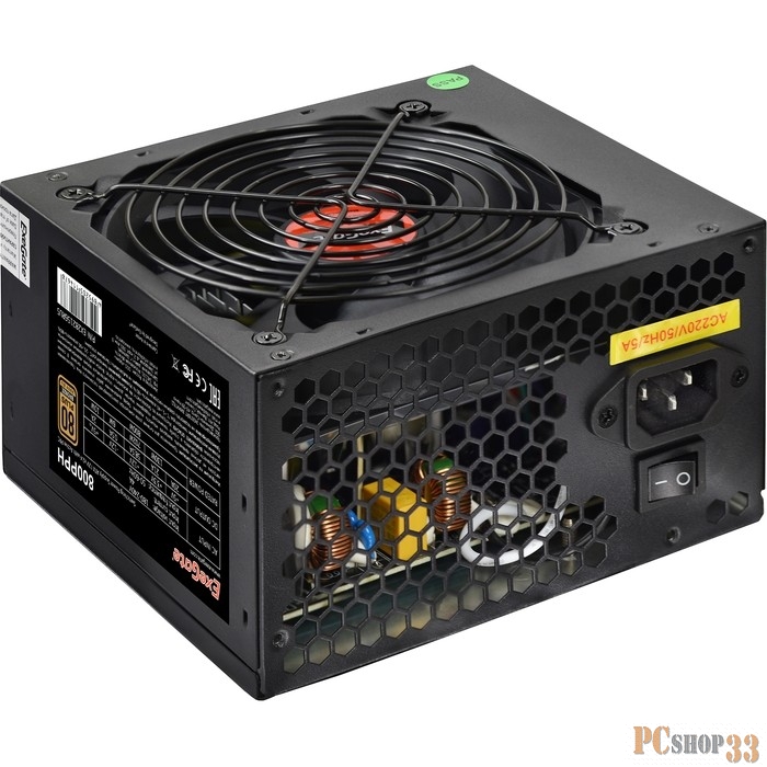 Блок питания 800W ExeGate EX282156RUS 80 PLUS® Bronze 800PPH (ATX, APFC, КПД 89% (80 PLUS Bronze), 12cm fan, 20+4pin, 2x2x(4+4)pin, 4xPCI-E, 8xSATA, 4xIDE, black, Color Box)