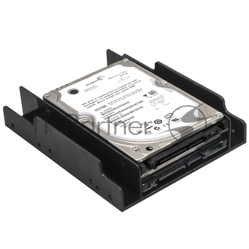 Салазки (переходник) ExeGate EX292545RUS HD-22T3P пластиковые для установки 2xHDD/SSD 2.5 в отсек 3.5