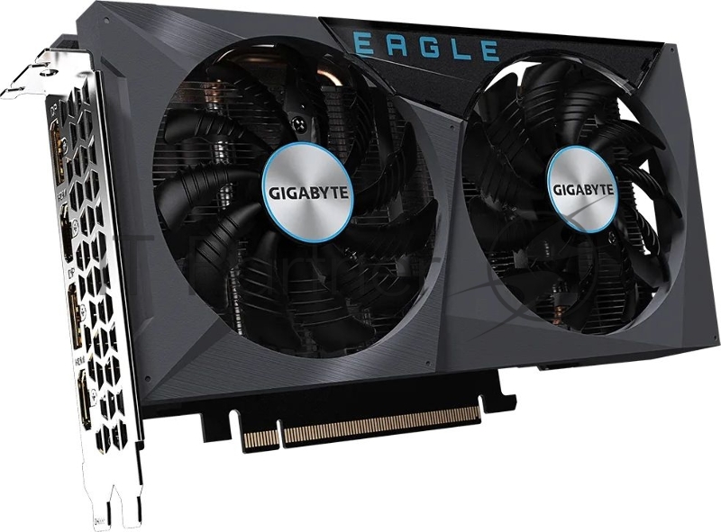 Видеокарта Gigabyte PCI-E 4.0 GV-N3050EAGLE-8GD NVIDIA GeForce RTX 3050 8192Mb 128 GDDR6 1777/14000 HDMIx2 DPx2 HDCP Ret