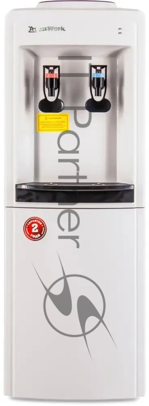 Кулер Aqua Work 0.8 LDR напольный электронный белый/черный