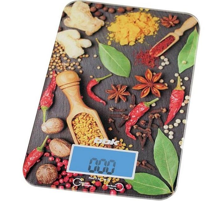 Электронные кухонные весы BBK KS106G черный/красный (специи)