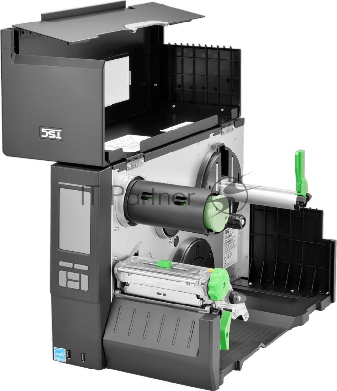 Принтер этикеток TSC MH341T, 300dpi, 4.3 TOUCH LCD, DRAM 256MB/FLASH 512MB, USB+RS-232+ETHERNET+USB HOST, MEDIA NEAR END, TOP BM, Wi-Fi READY, EU