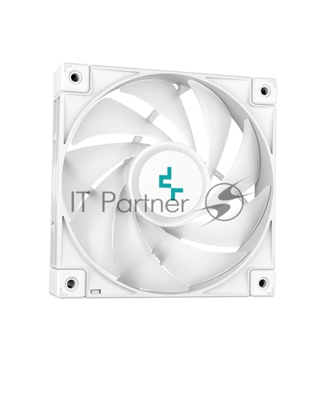 Комплект водяного охлаждения DEEPCOOL LS520 WH LGA20XX/1700/1200/115X/AM5/AM4 (6шт/кор,TDP 250W, ARGB Lighting, Anti-Leak edition, PWM, DUAL FAN, белый) RET